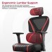 Эргономичное компьютерное кресло (для геймеров) Eureka Norn, Red