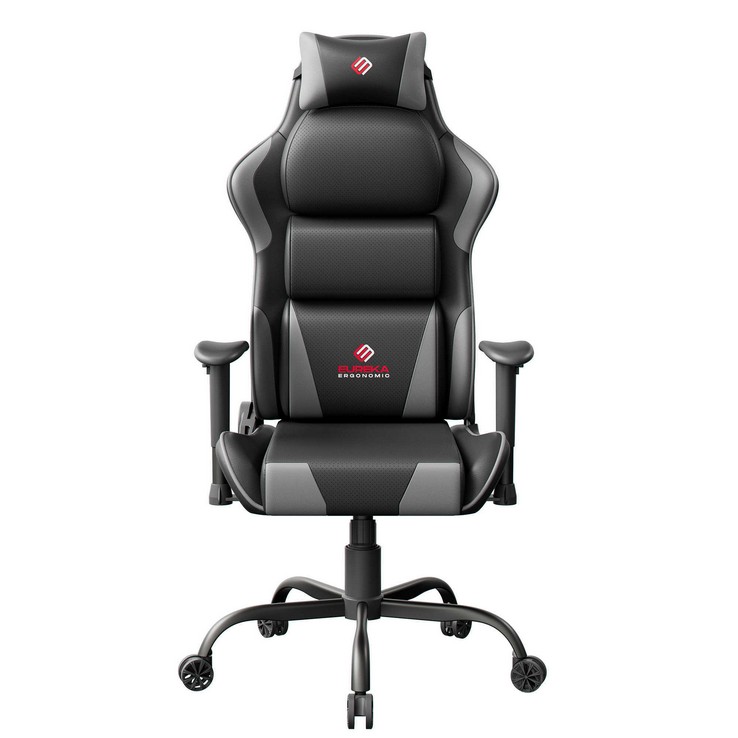 Эргономичное компьютерное кресло (для геймеров) Eureka Hector, Grey