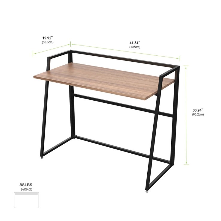 FD 41" Folding Desk, Light Oak