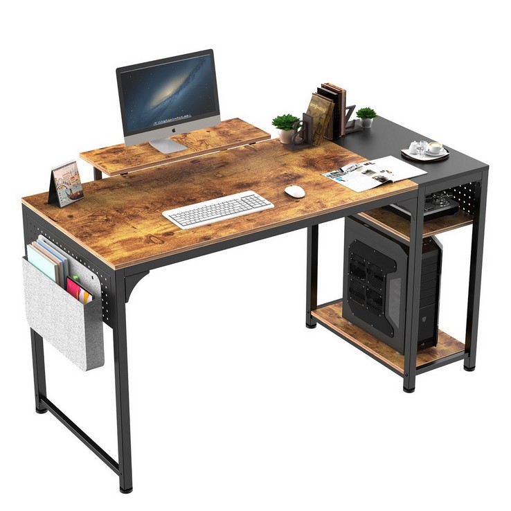 Стол письменный (для компьютера) EUREKA ZX-SS140B-RBB с шириной 140 см, Brown